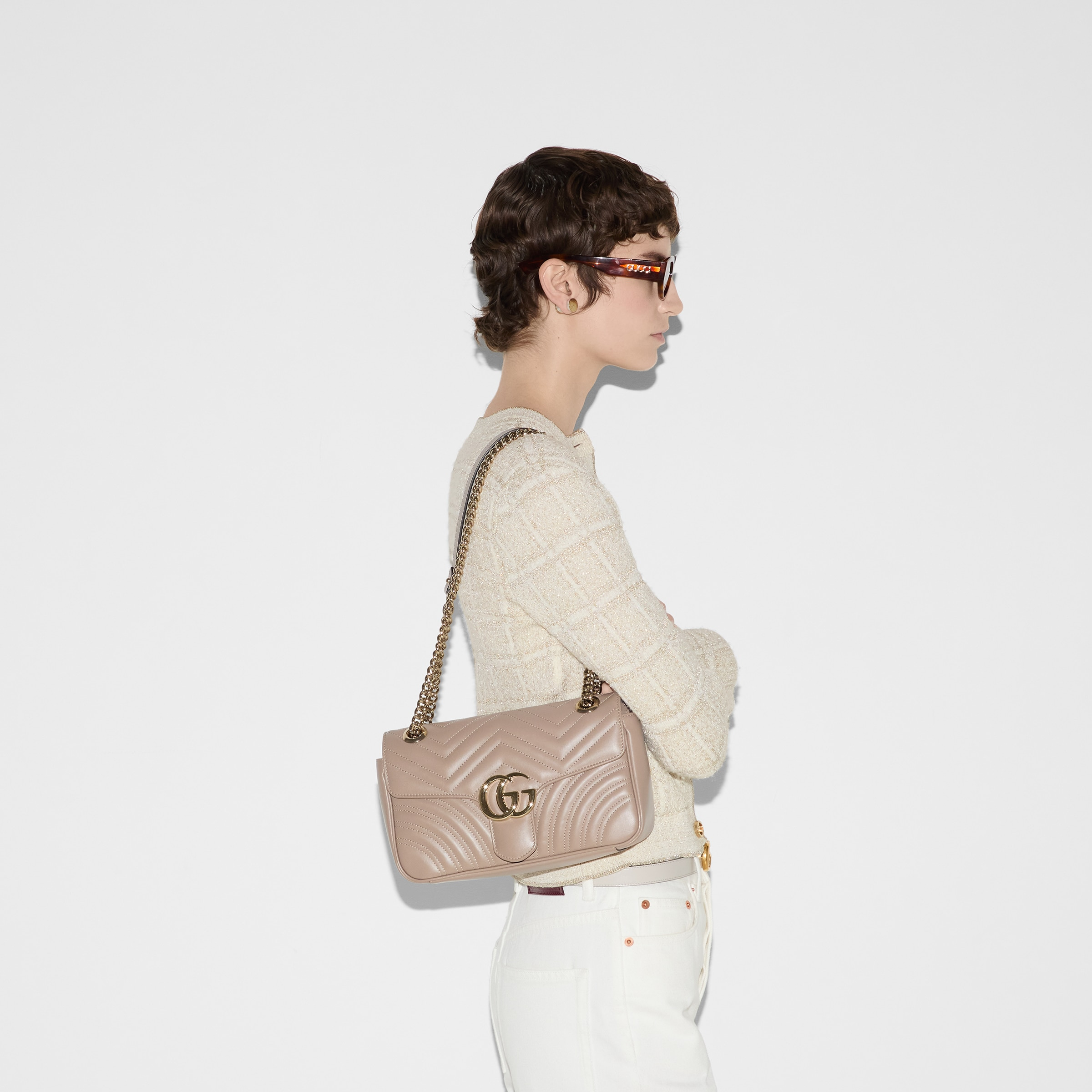 GG Marmont small shoulder bag - 3