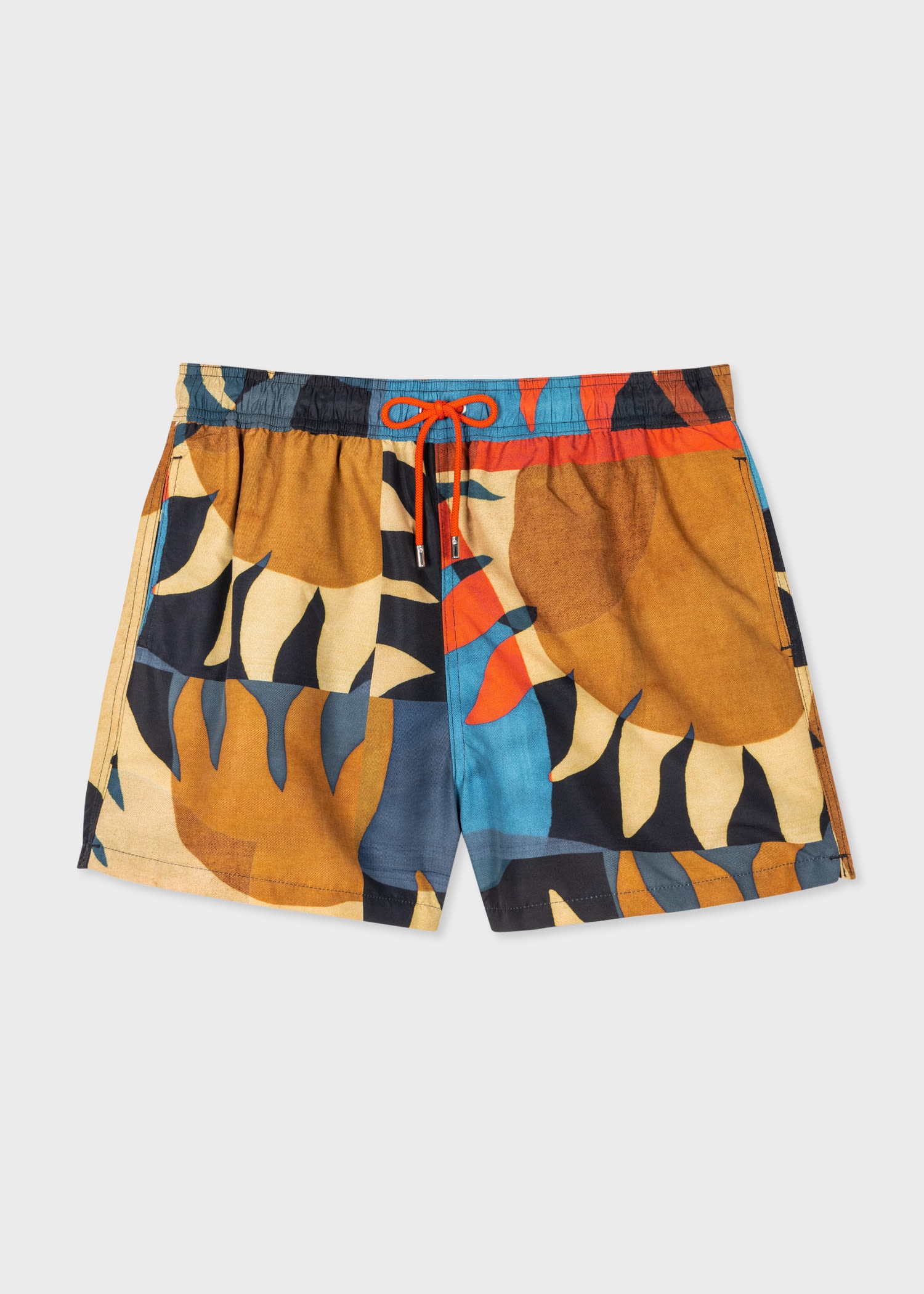 'Sun' Print Swim Shorts - 1