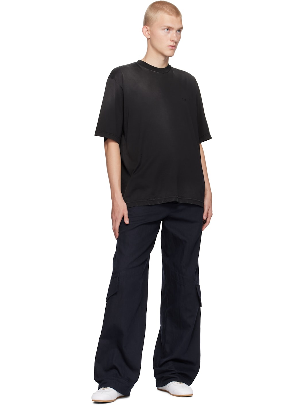 Black Relaxed T-shirt - 4