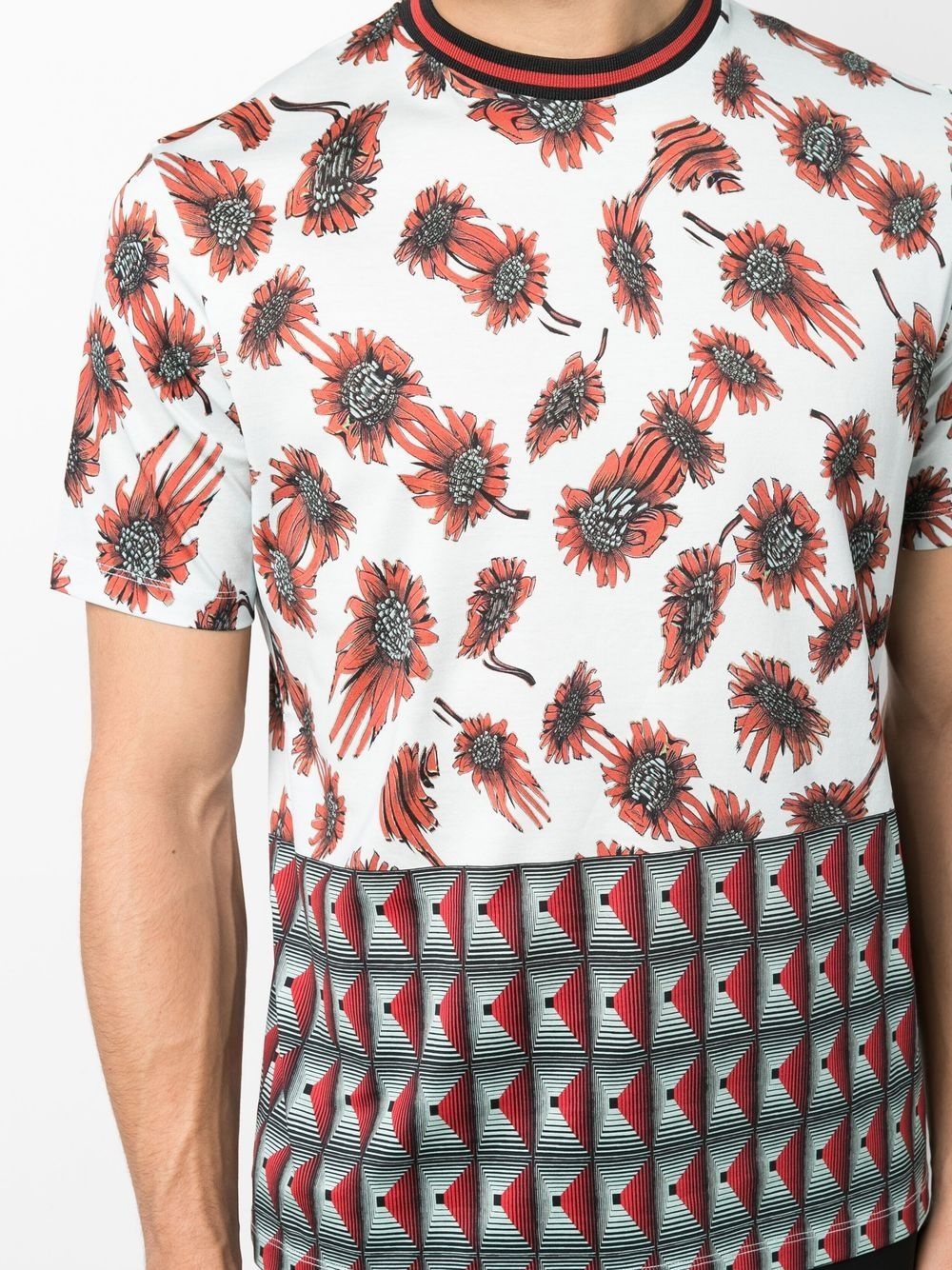 patterned short-sleeved T-shirt - 5