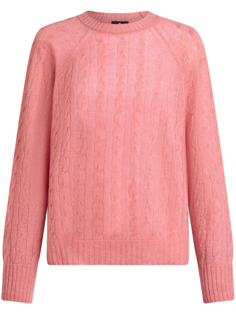 cable-knit cashmere jumper 1