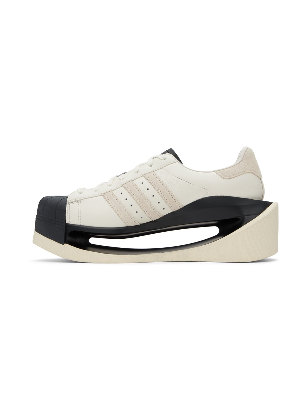 Off-White & Black Gendo Superstar Sneakers - 3