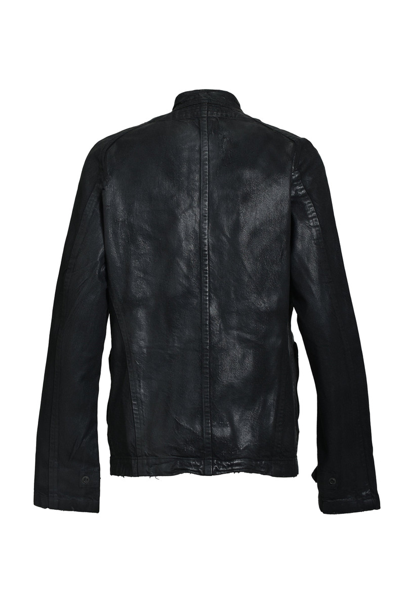 Julius 12OZ COATING DENIM BLOUSON / BLK WAX outlook