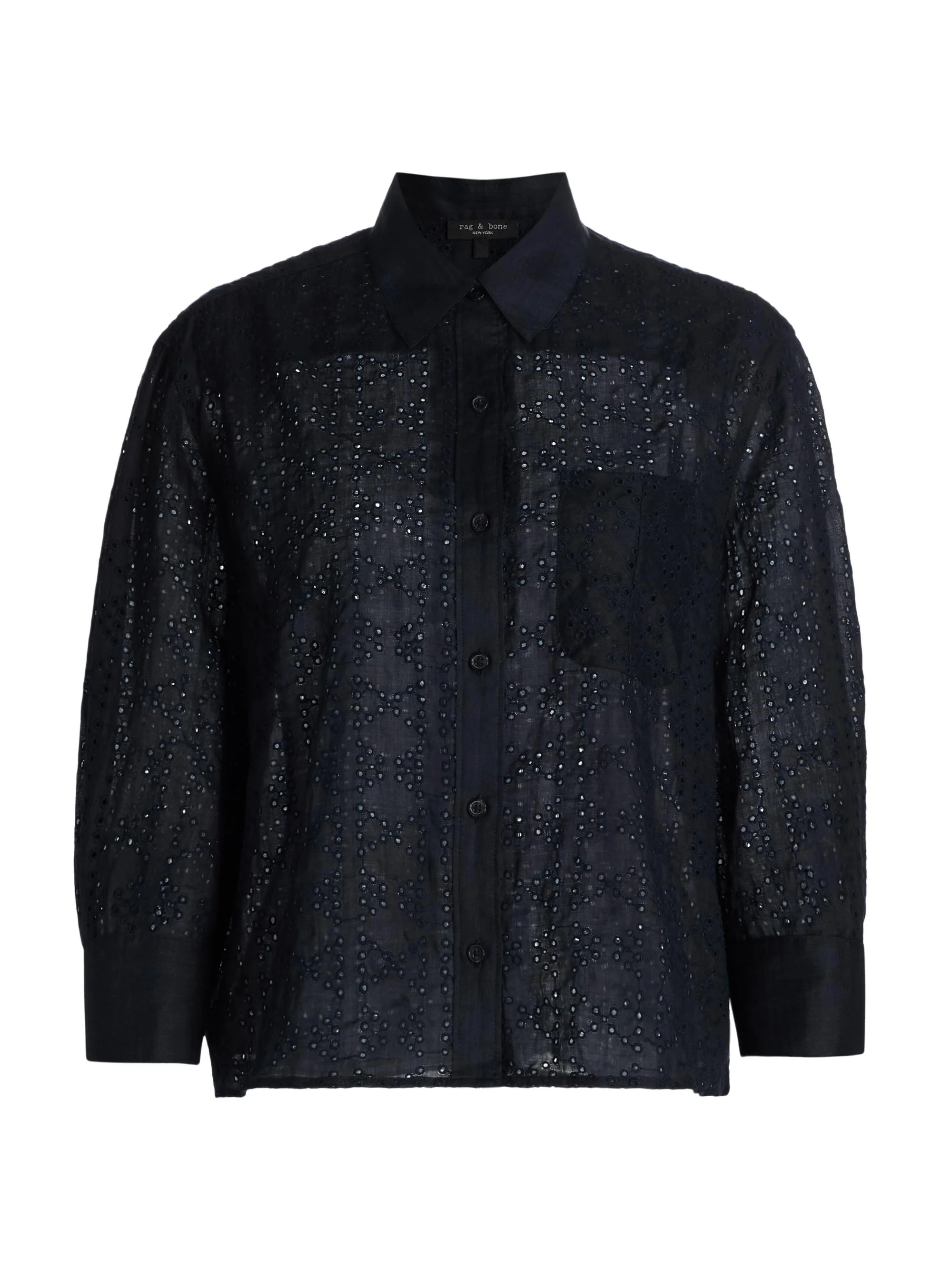 Women's Lucia Embroidered Shirt - Salute Embroidery - 1