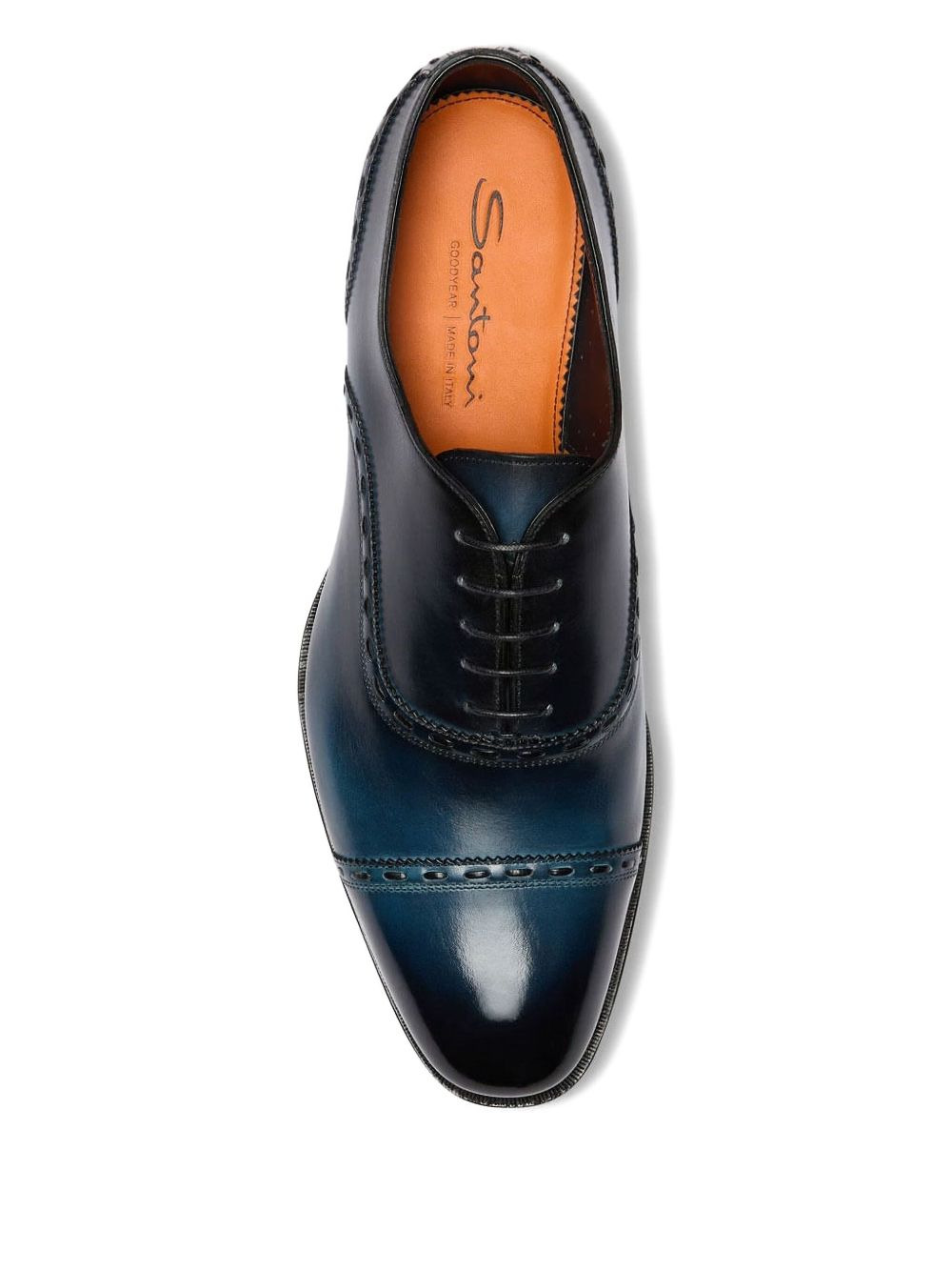 lace-up leather oxford shoes - 2