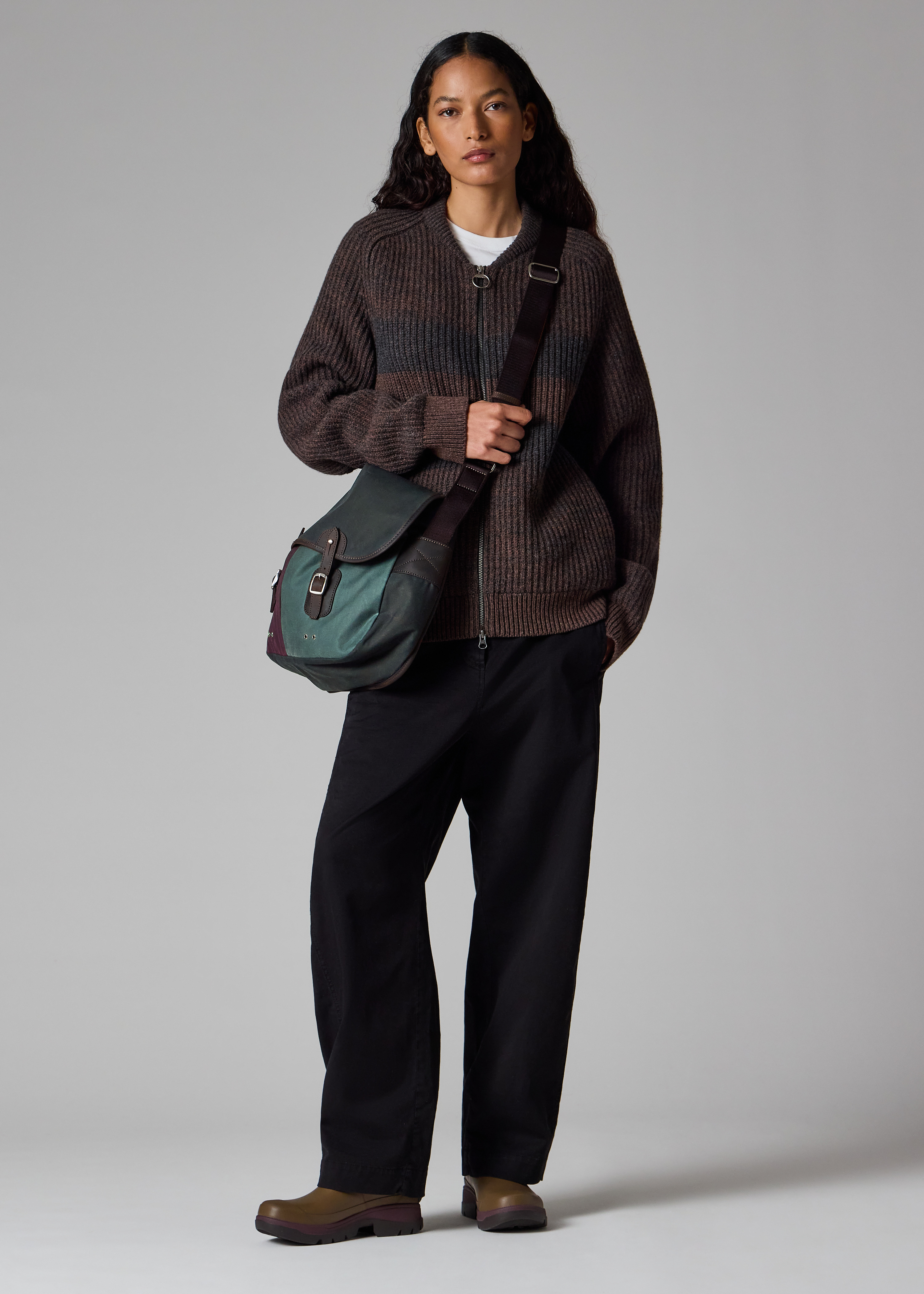 Paul Smith loves Barbour - Night Sky Wax Tarras Bag - 9