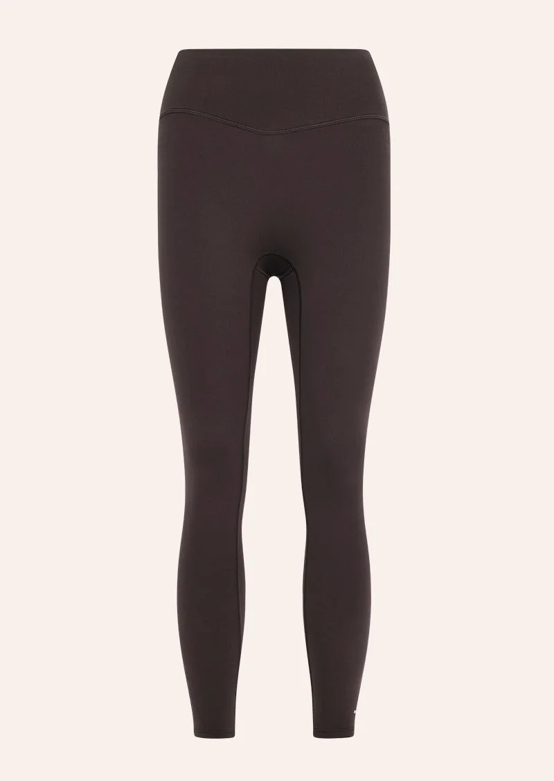 SIGNATURE FULL LENGTH LEGGING IN COFFEE - 1