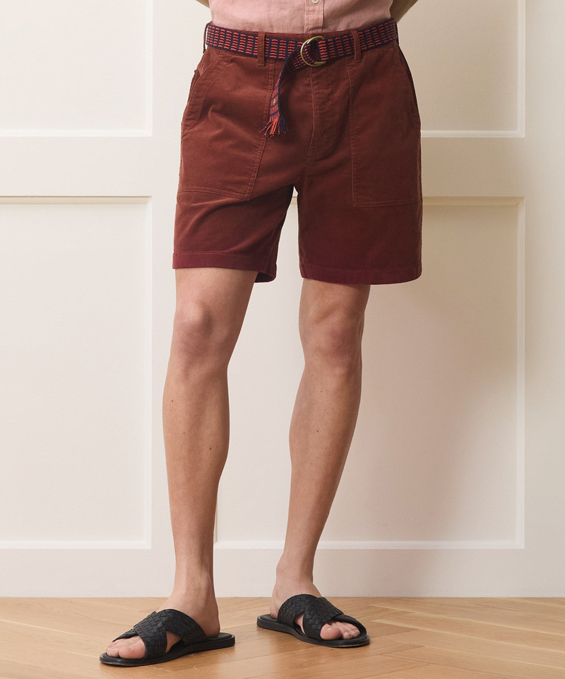 TODD SNYDER 7" Corduroy Camp Short outlook