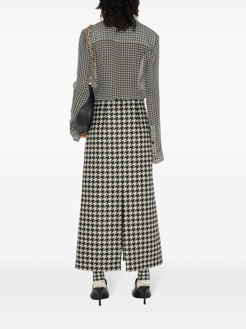 houndstooth-print silk shirt 4