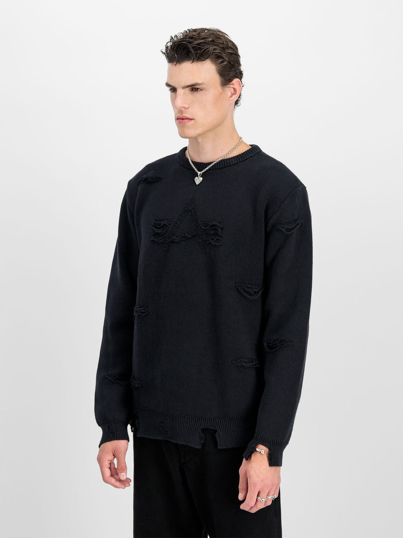 ALPHA INDUSTRIES DISTRESSED LOGO PULLOVER outlook