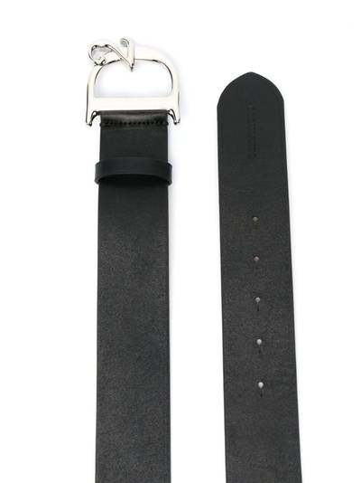 DSQUARED2 logo-buckle leather belt outlook