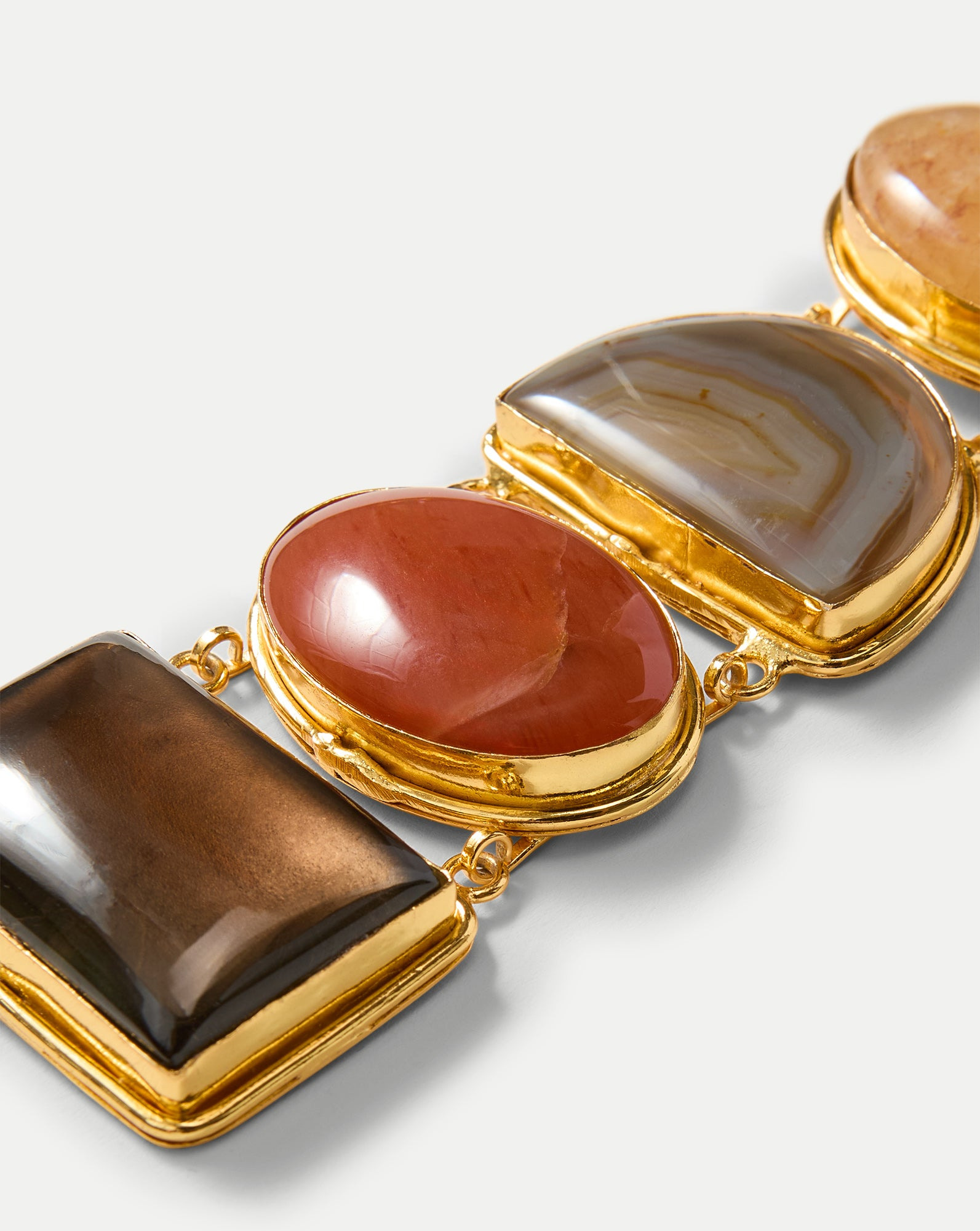 TORQUE SEMI-PRECIOUS STONE NECKLACE - 3
