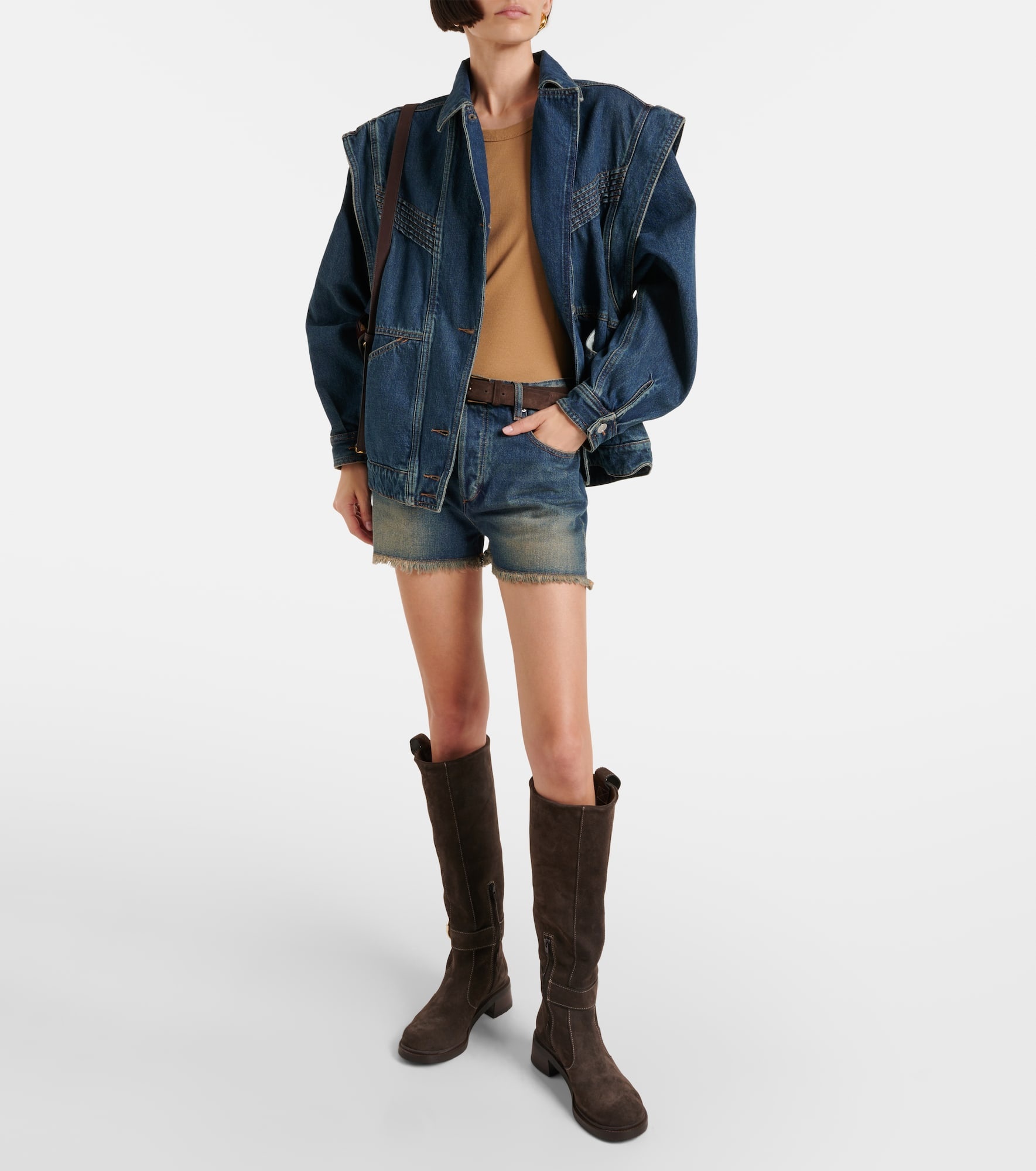 New Ring suede knee-high boots - 2