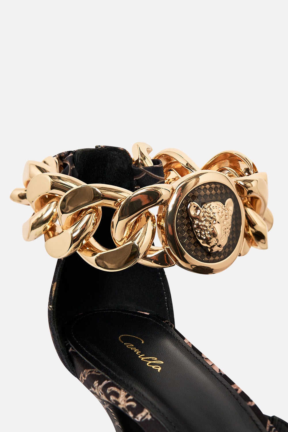 SASKIA CHAIN ANKLET HIGH HEEL SANDAL - 2