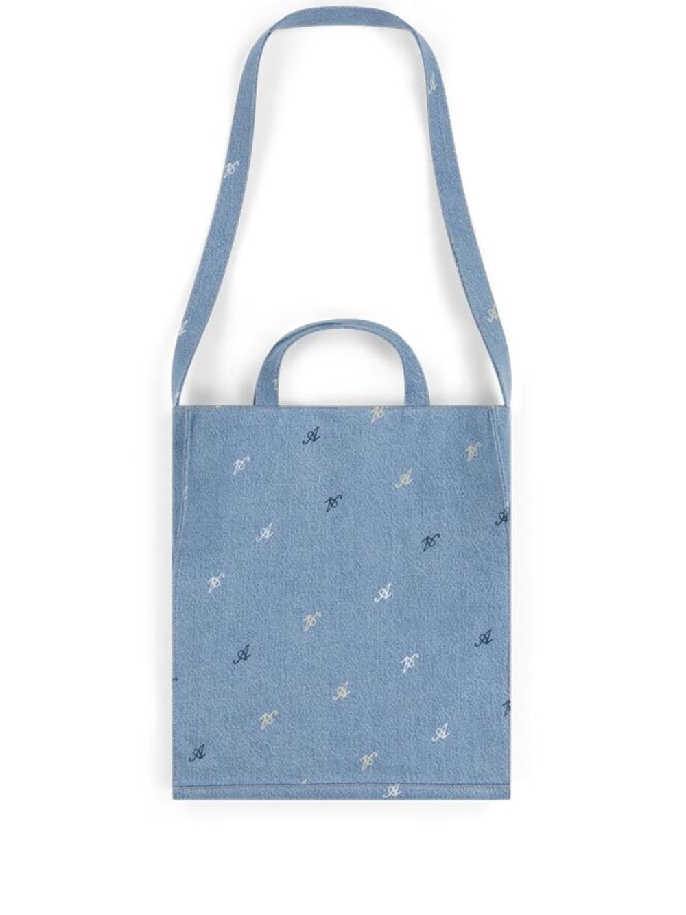 Signature A denim bag - 1