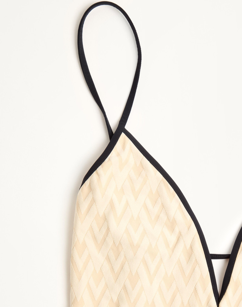 TOUTE LA V JACQUARD SWIMSUIT 3