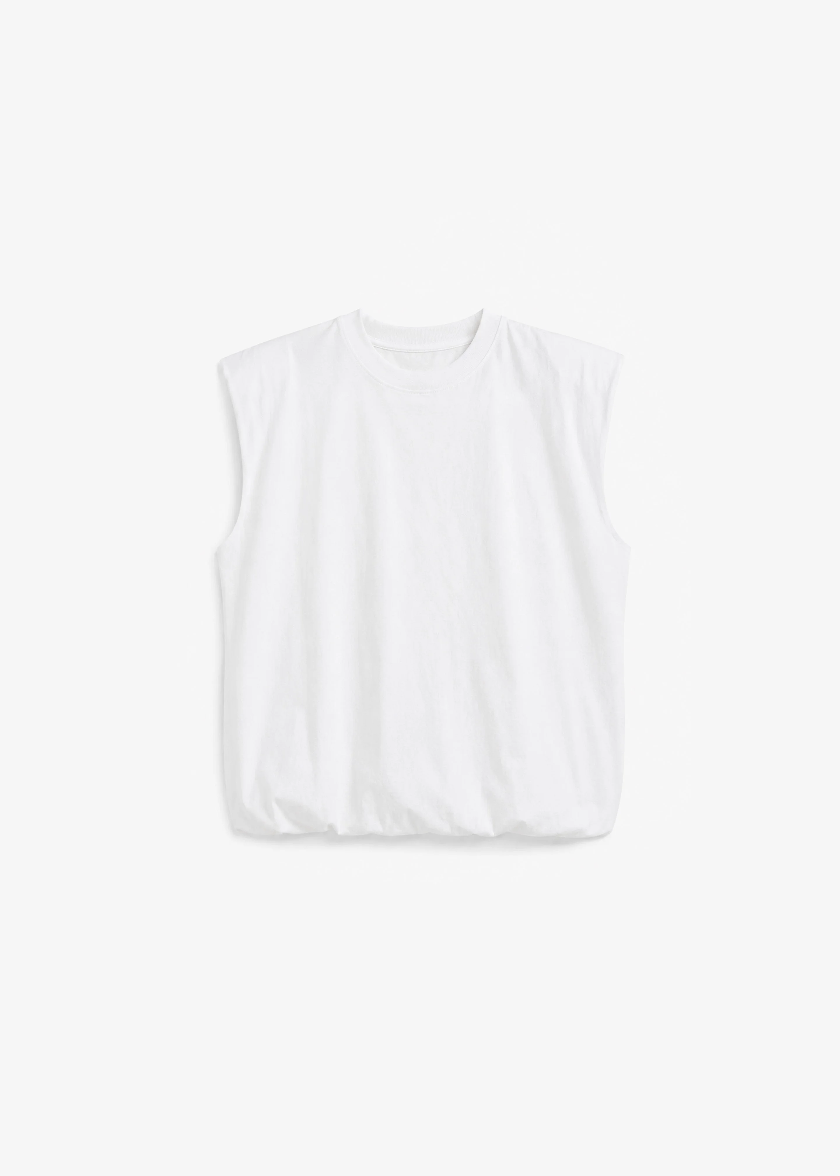 Alvor Padded Balloon Top - White - 1