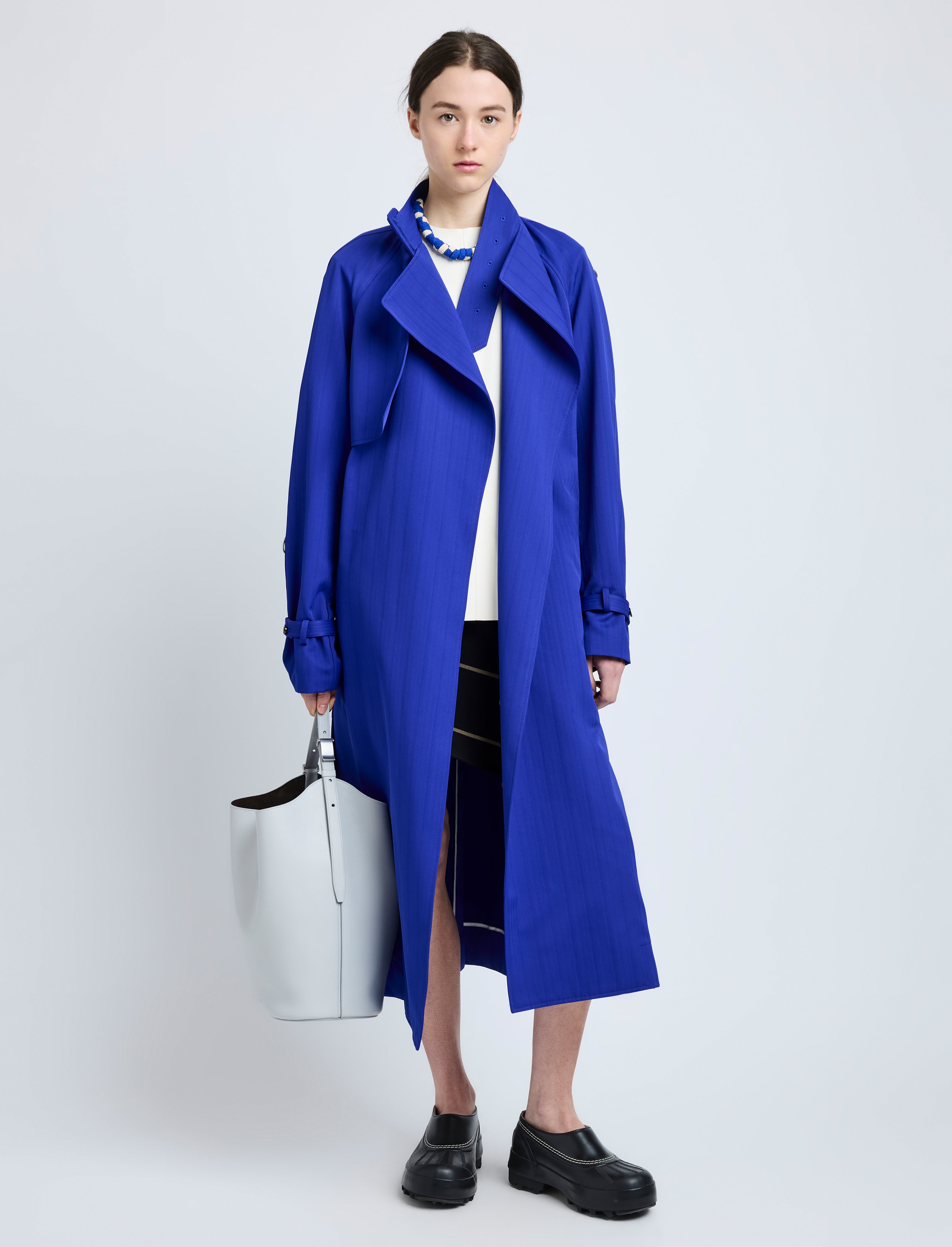 Sabina Coat in Technical Nylon Jacquard - 2