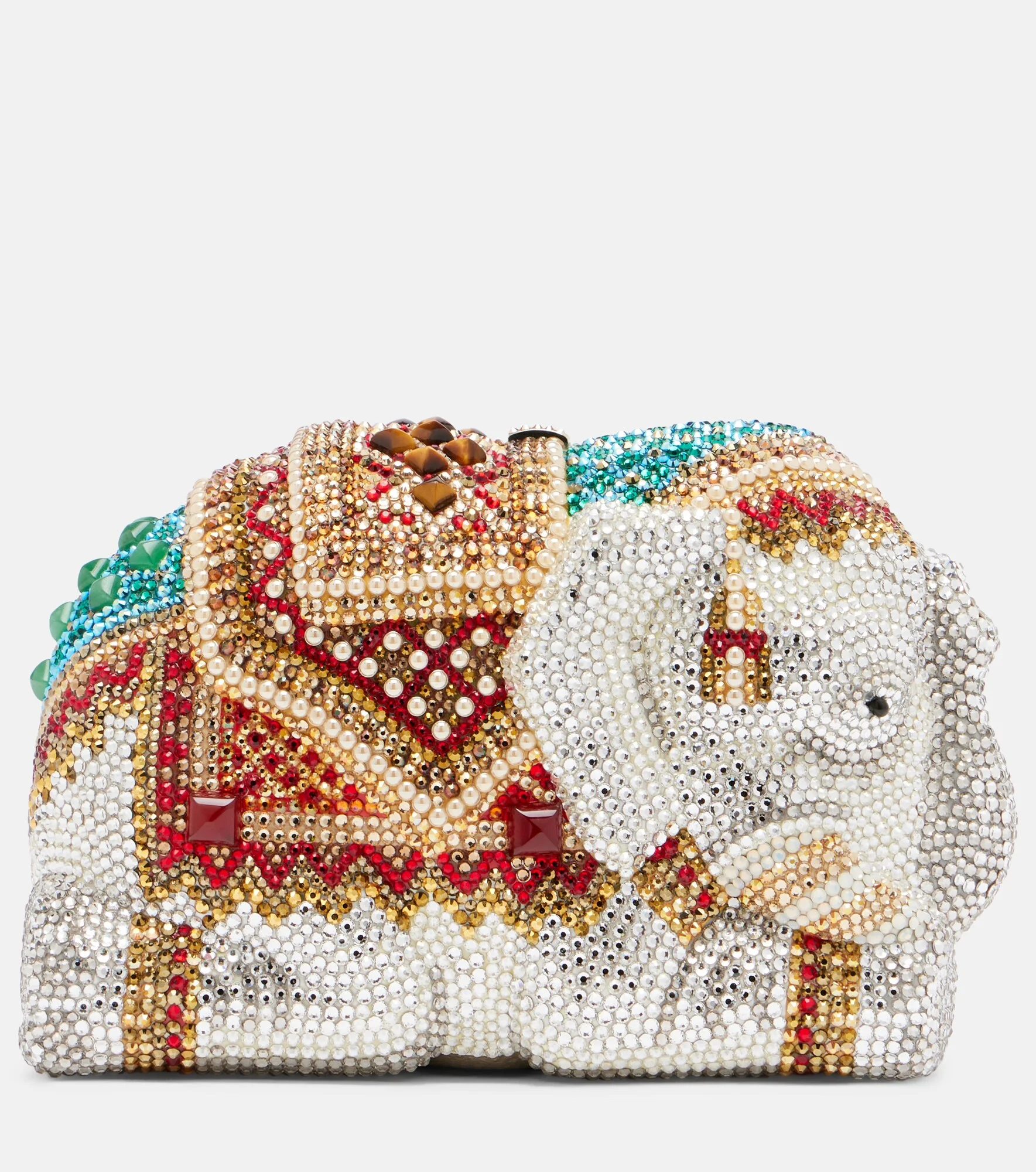 Elephant Small embellished clutch - 1