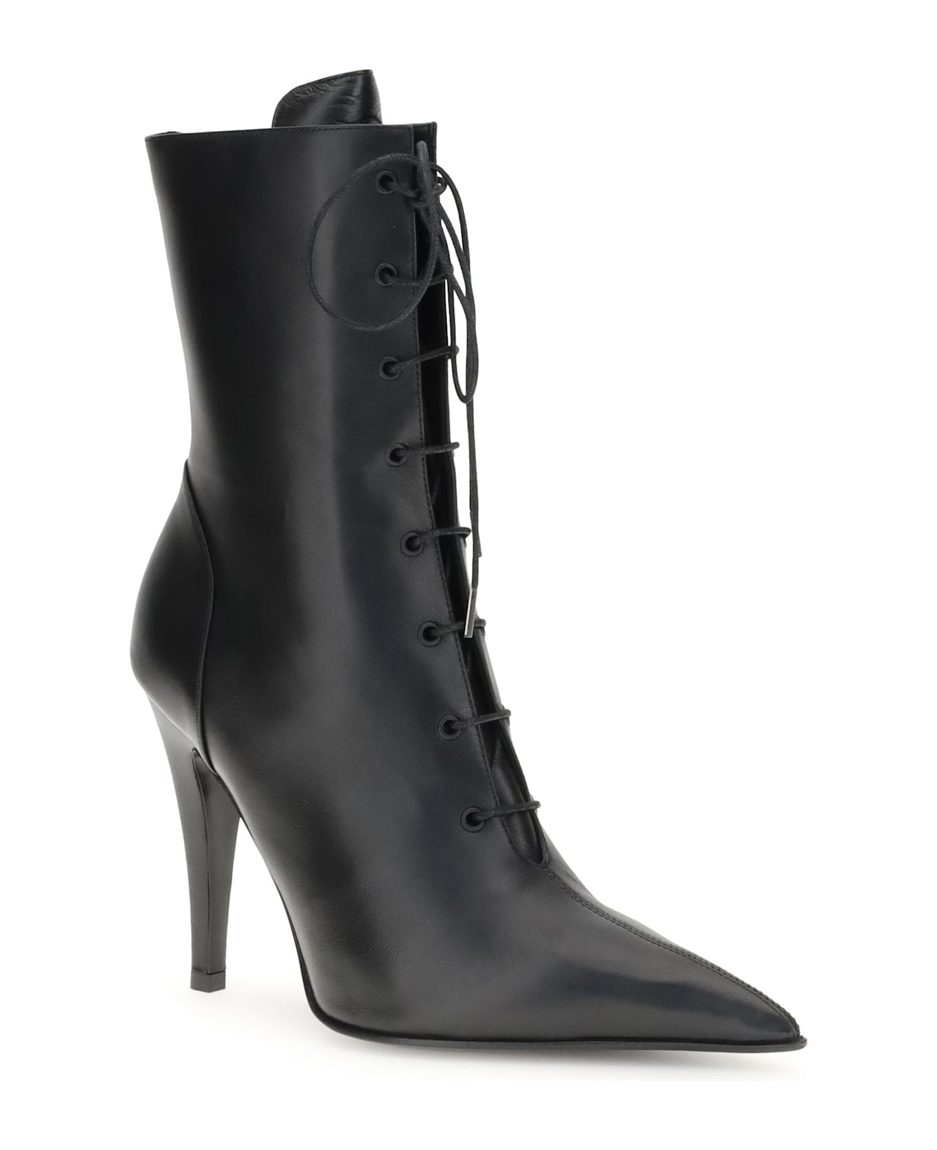 Leather Ankle Boots - 2