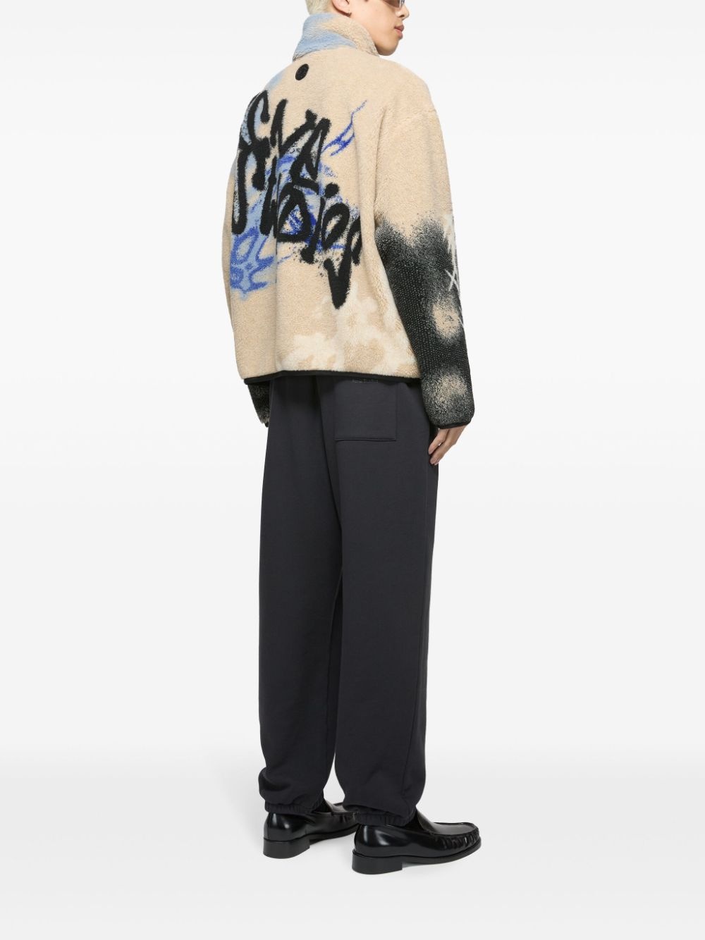 logo-embroidered joggers - 4