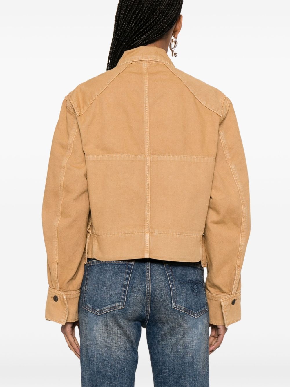 utility denim jacket - 4