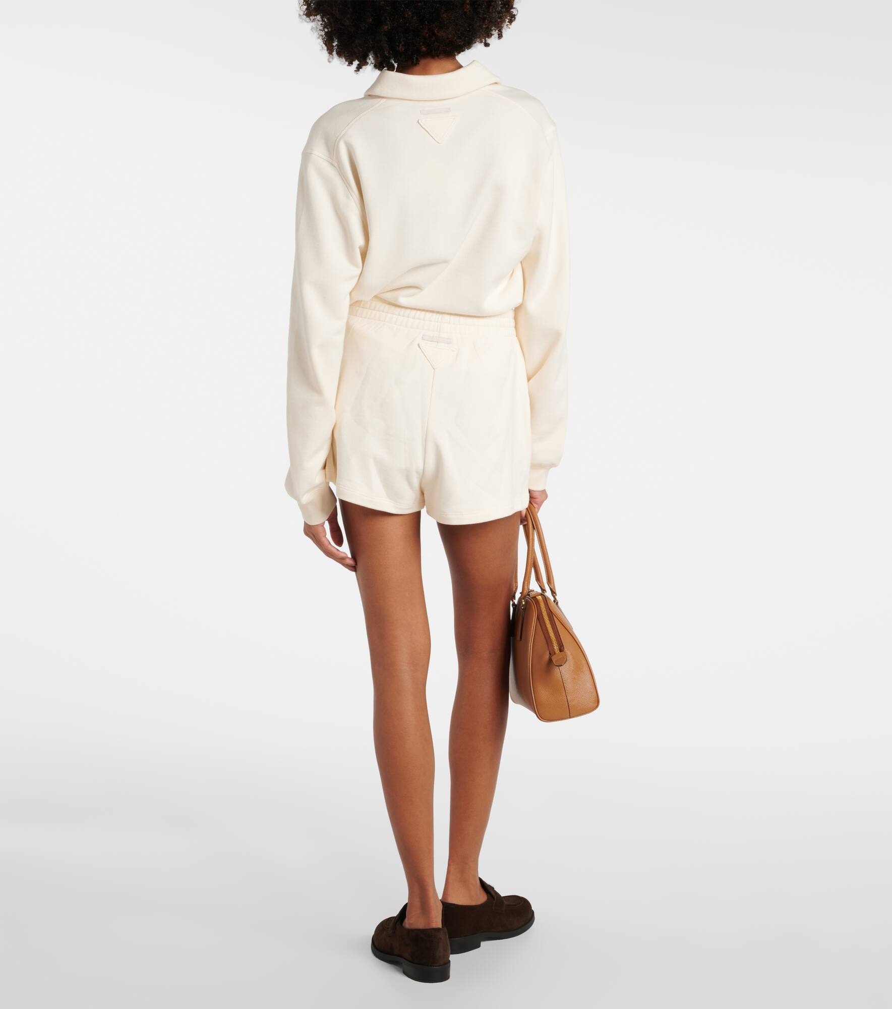 Cotton fleece shorts - 3