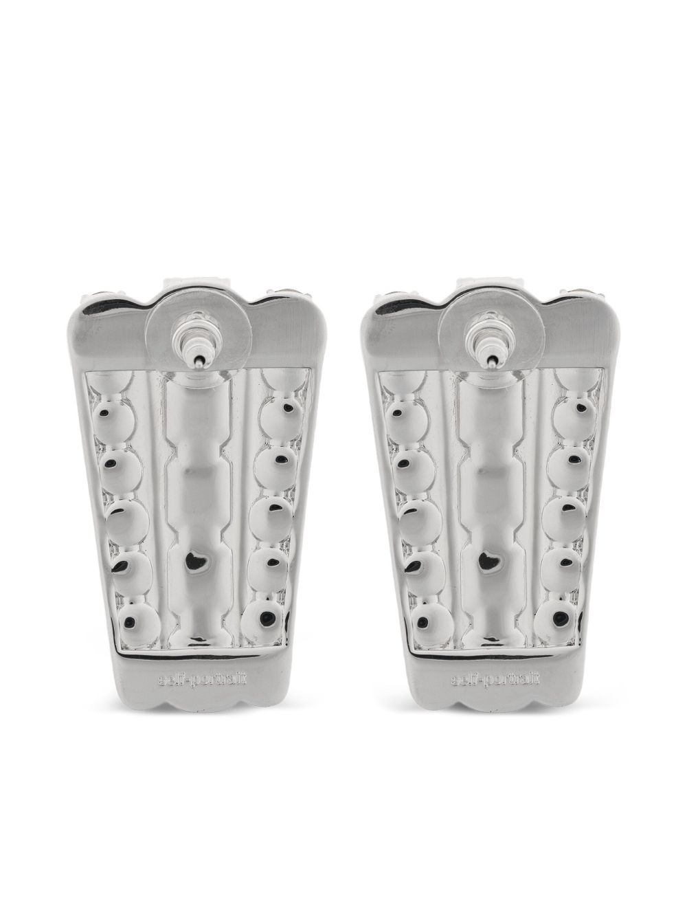 crystal-embellished earrings - 3