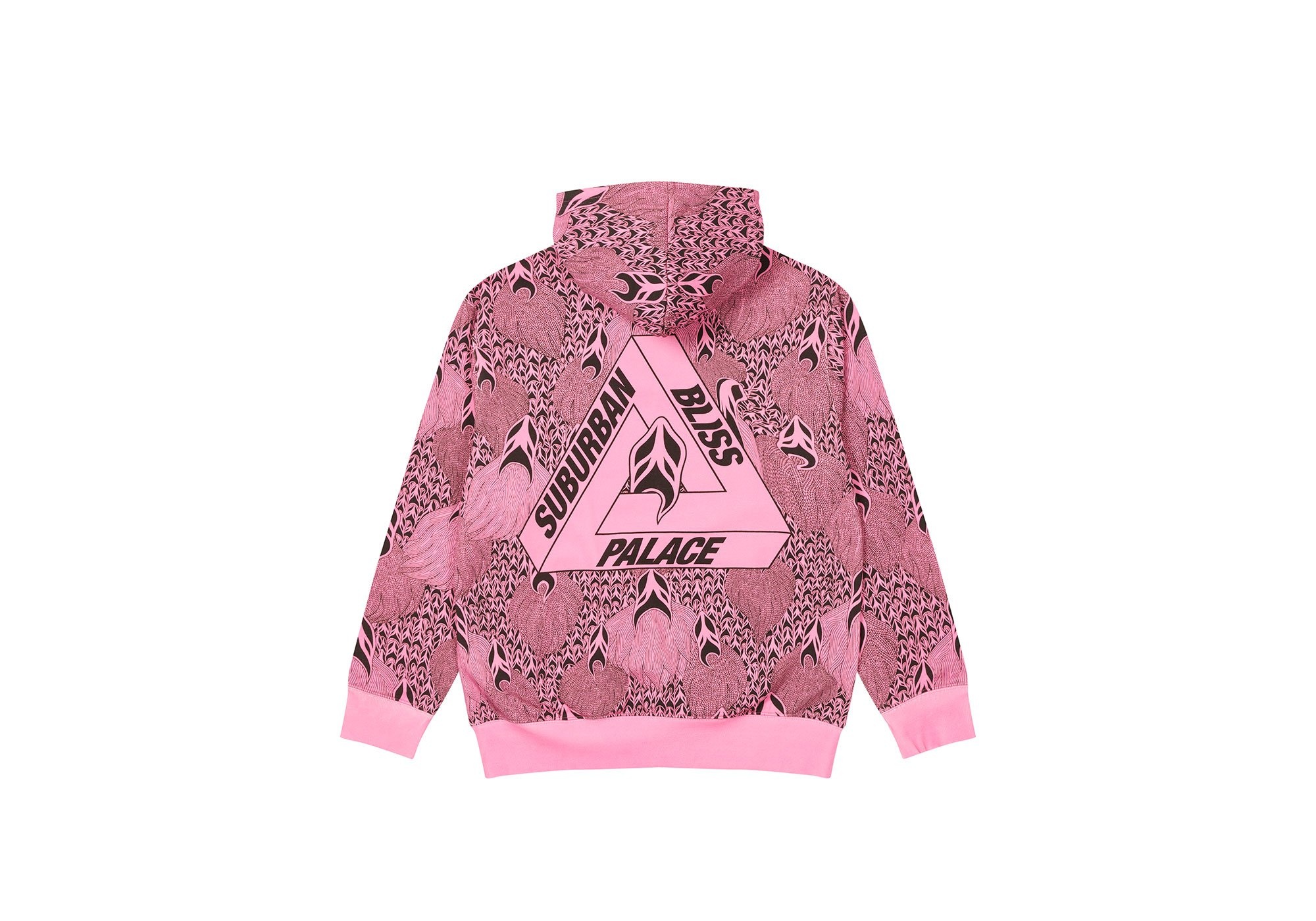 PALACE SUBURBAN BLISS GHOST HOOD PINK - 2