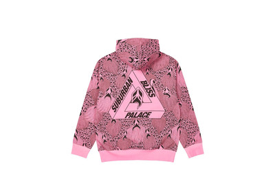 PALACE PALACE SUBURBAN BLISS GHOST HOOD PINK outlook