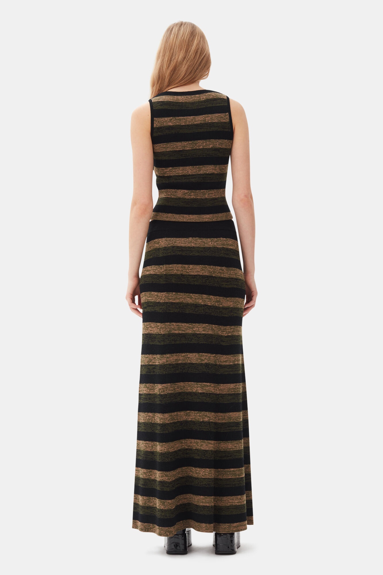 RIBBED MERINO MAXI SKIRT - 4