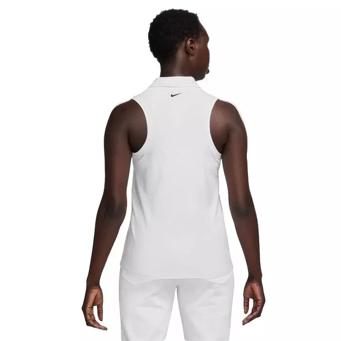 Women's Victory Dri-FIT Sleeveless Polo - White - 2