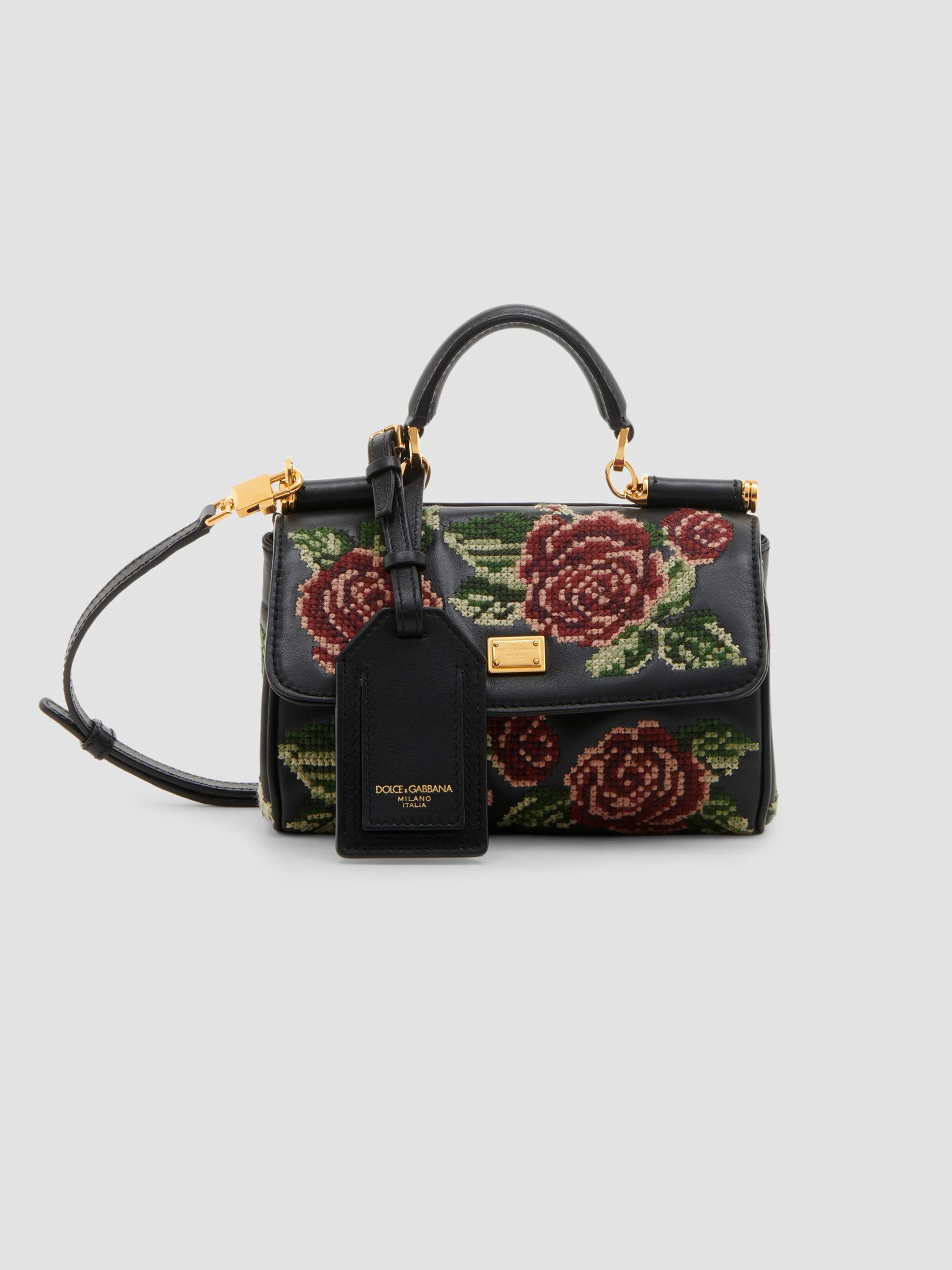 Women's Sicily Floral Embroidered Top Handle Bag - Multicolor - 1