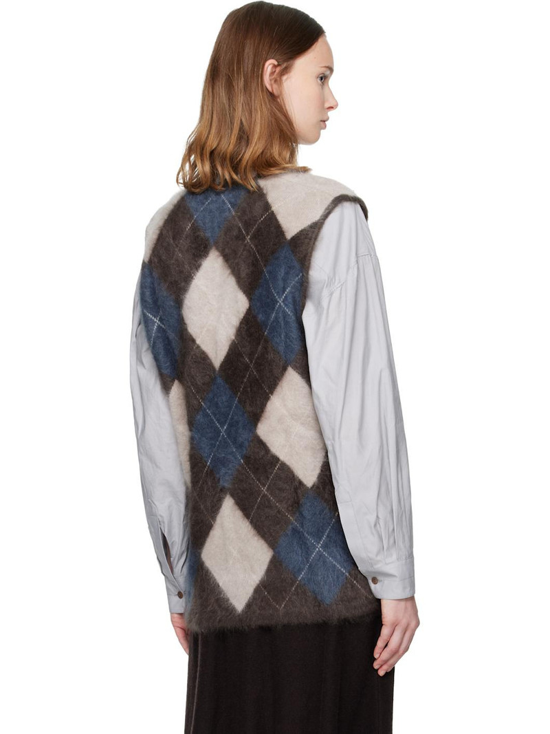 Brown Amelly Sweater Vest 3