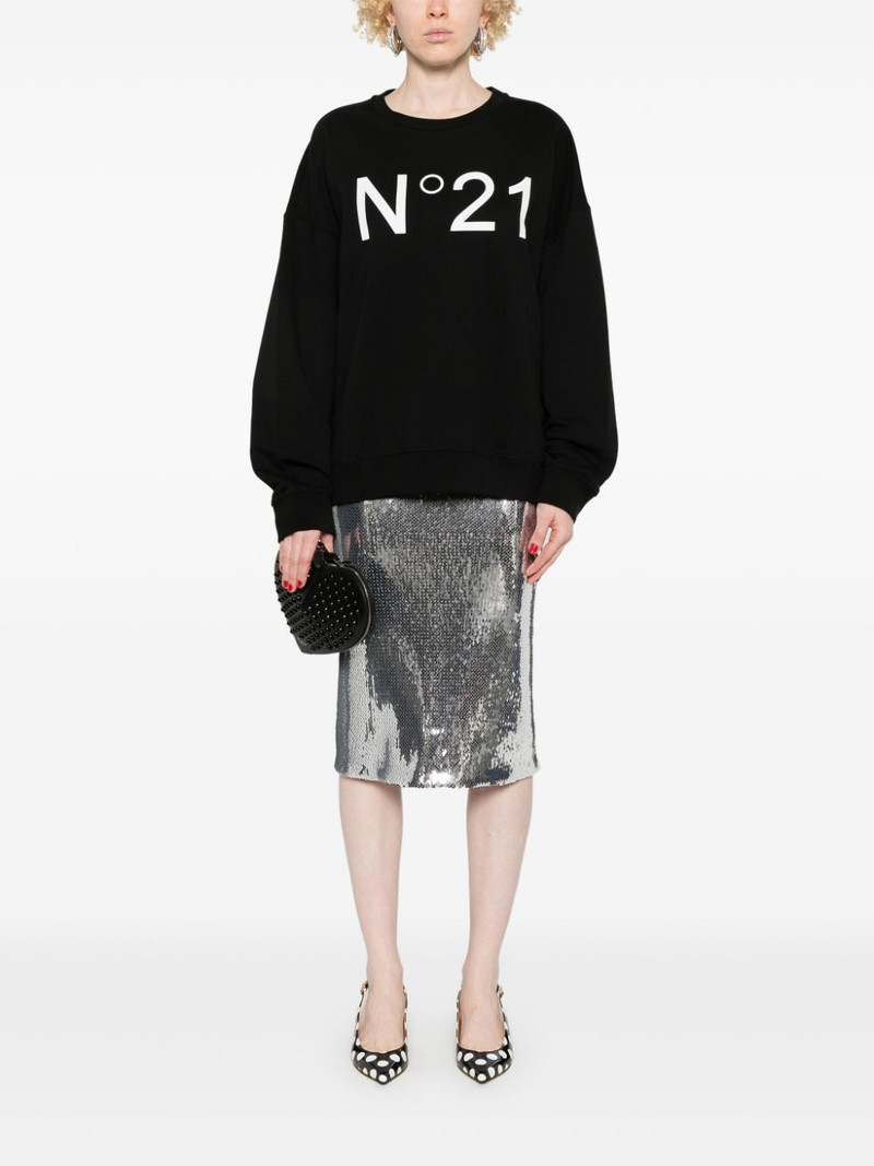 N°21 sequin midi skirt outlook