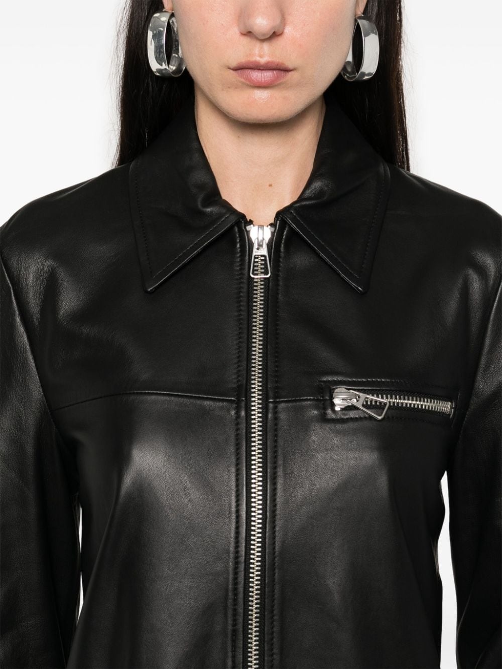 Gel leather jacket - 5
