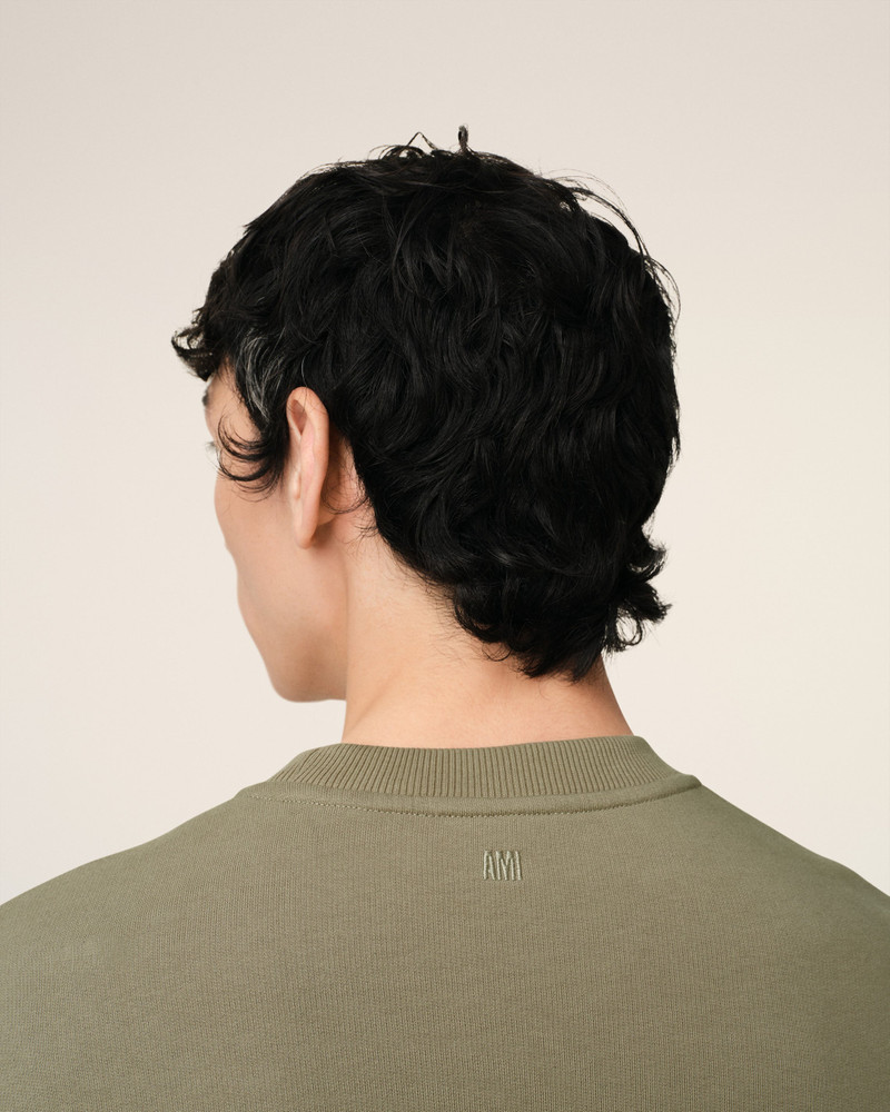 GREEN COTTON AMI DE COEUR SWEATSHIRT 4