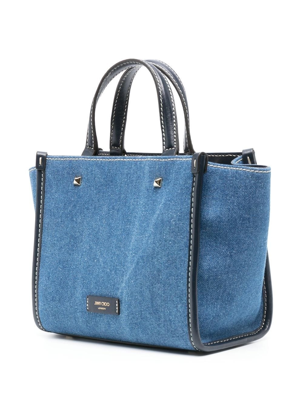 Varenne mini denim tote bag - 3