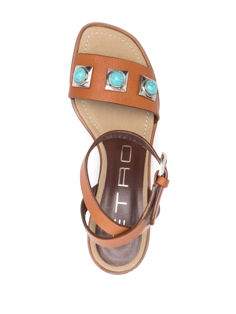 embellished open-toe sandals - 4