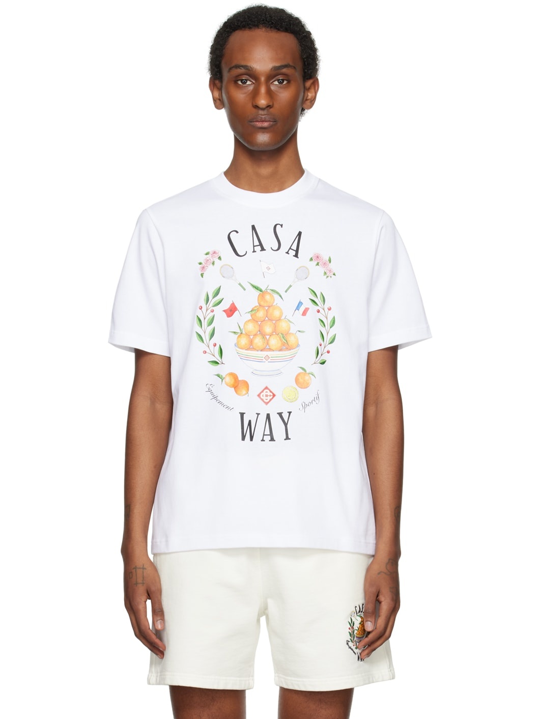 SSENSE Exclusive White 'Casa Way' T-Shirt. - 1