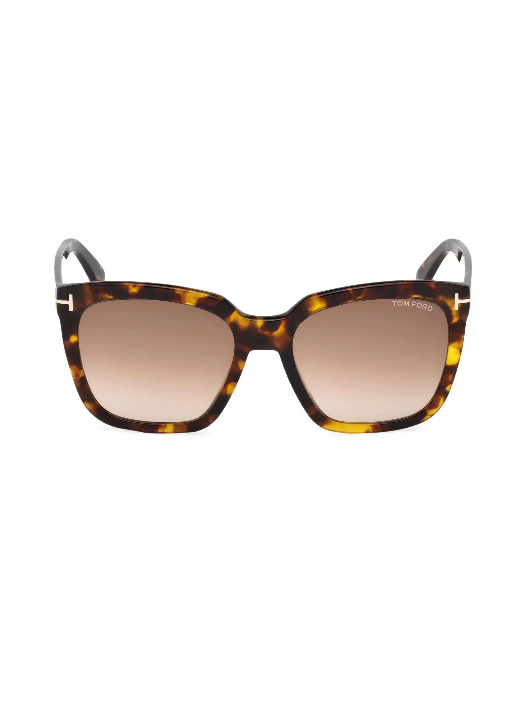 Women's Amarra 55MM Square Sunglasses - Dark Havana Gradient Brown - 1