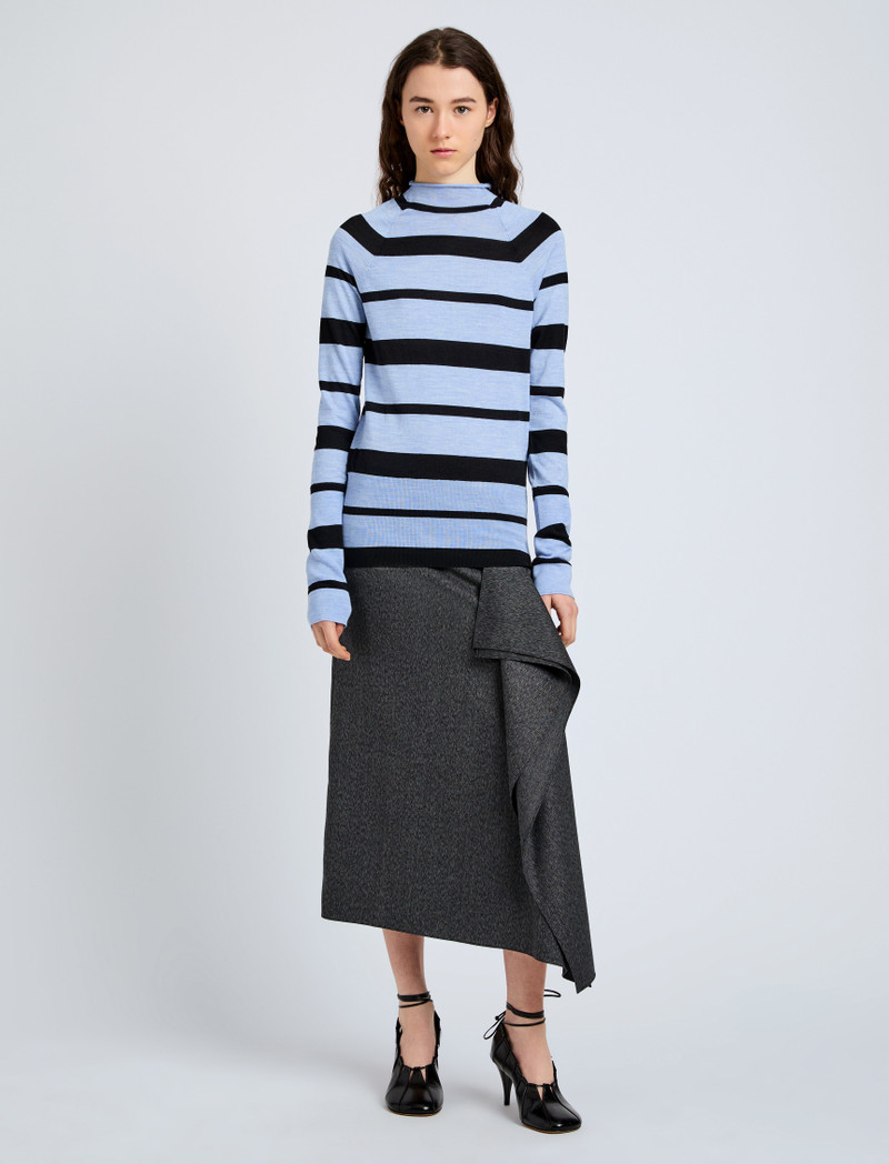 Proenza Schouler Gia Top in Superfine Merino Silk outlook