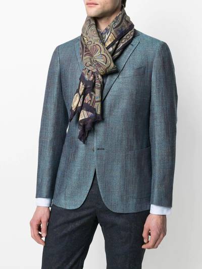 Etro paisley-print cashmere scarf outlook