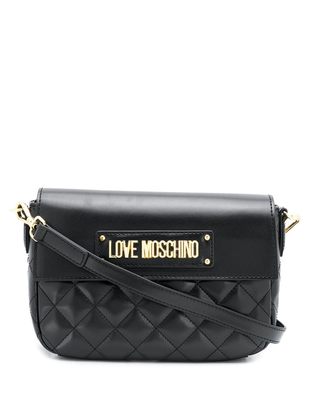 quilted cross body bag - 1