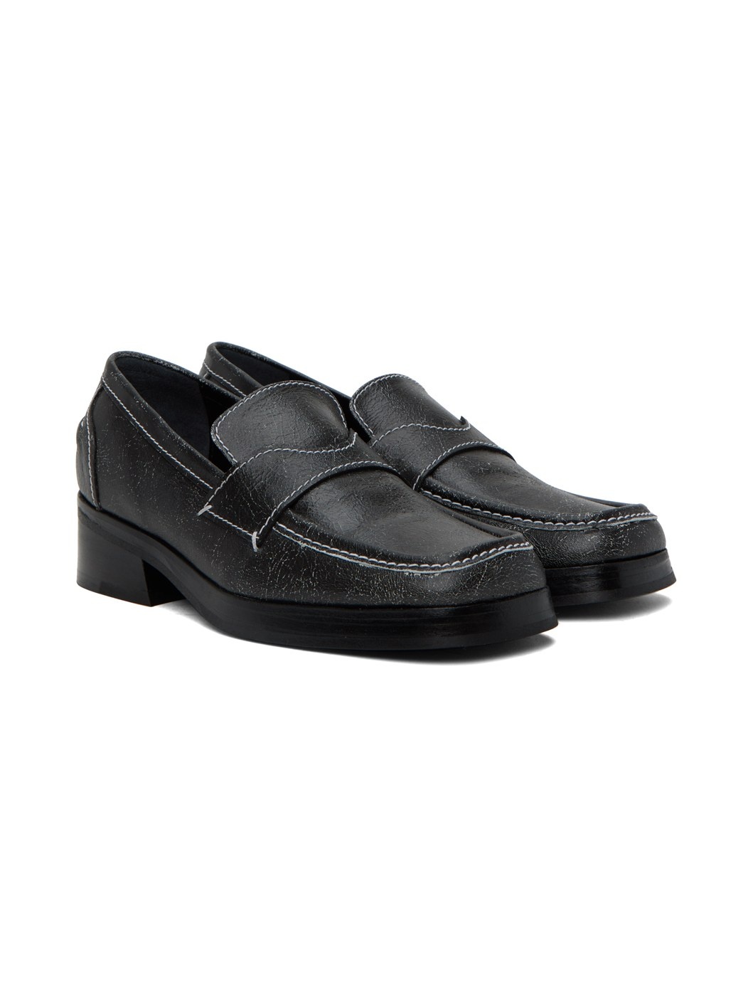 Black Latta Loafers - 4