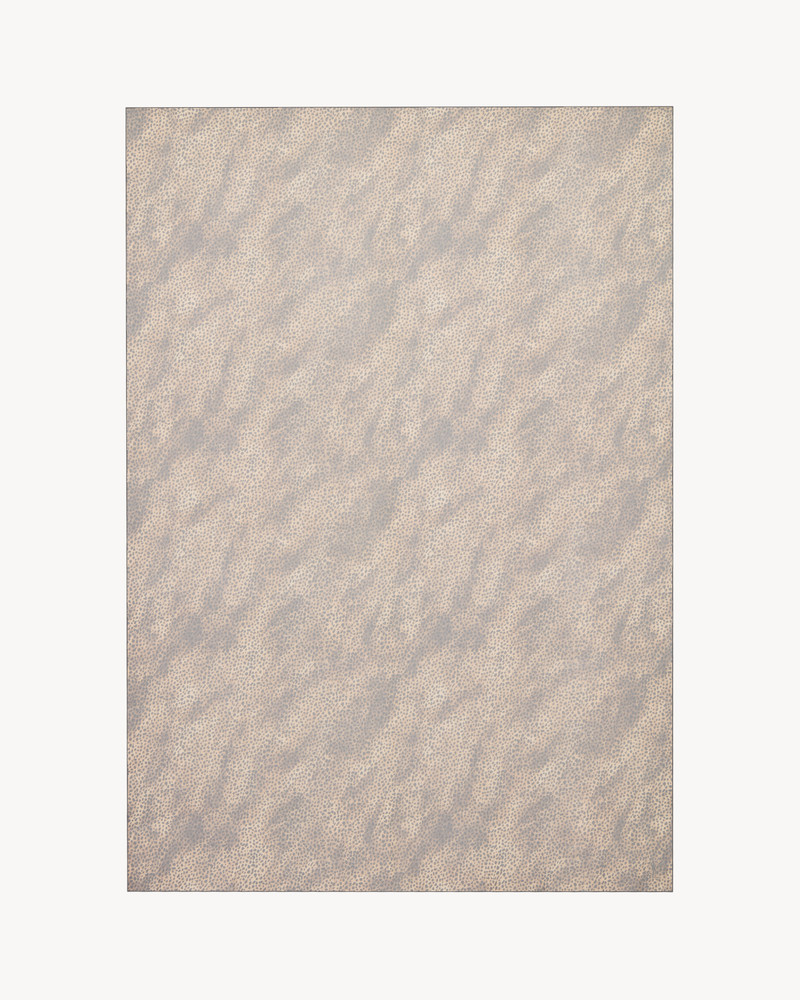 SAINT LAURENT STOLE IN LEOPARD SILK MUSLIN outlook