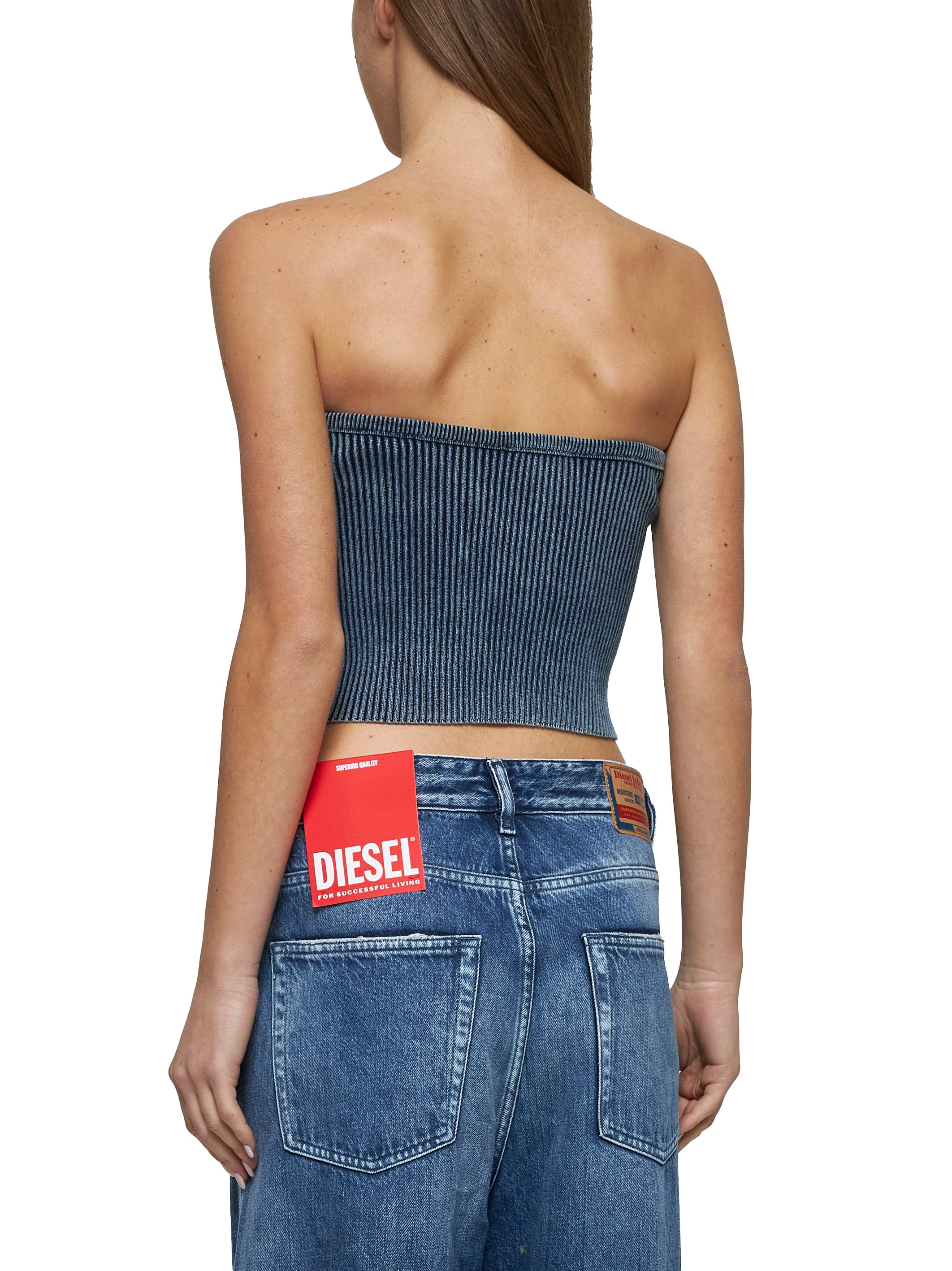 Blue M-Clarksvillex-C bandeau top - 4