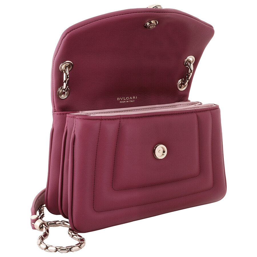 Bvlgari Serpenti Reverse Leather Shoulder Bag - 4