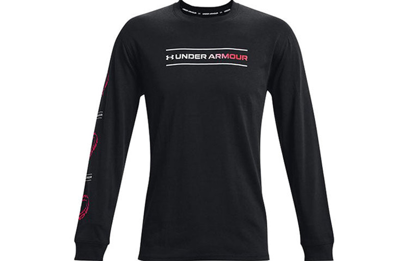 Under Armour Under Armour Branded Spiral Heavyweight Long Sleeve T-shirt 'Black' 1366473-001 outlook