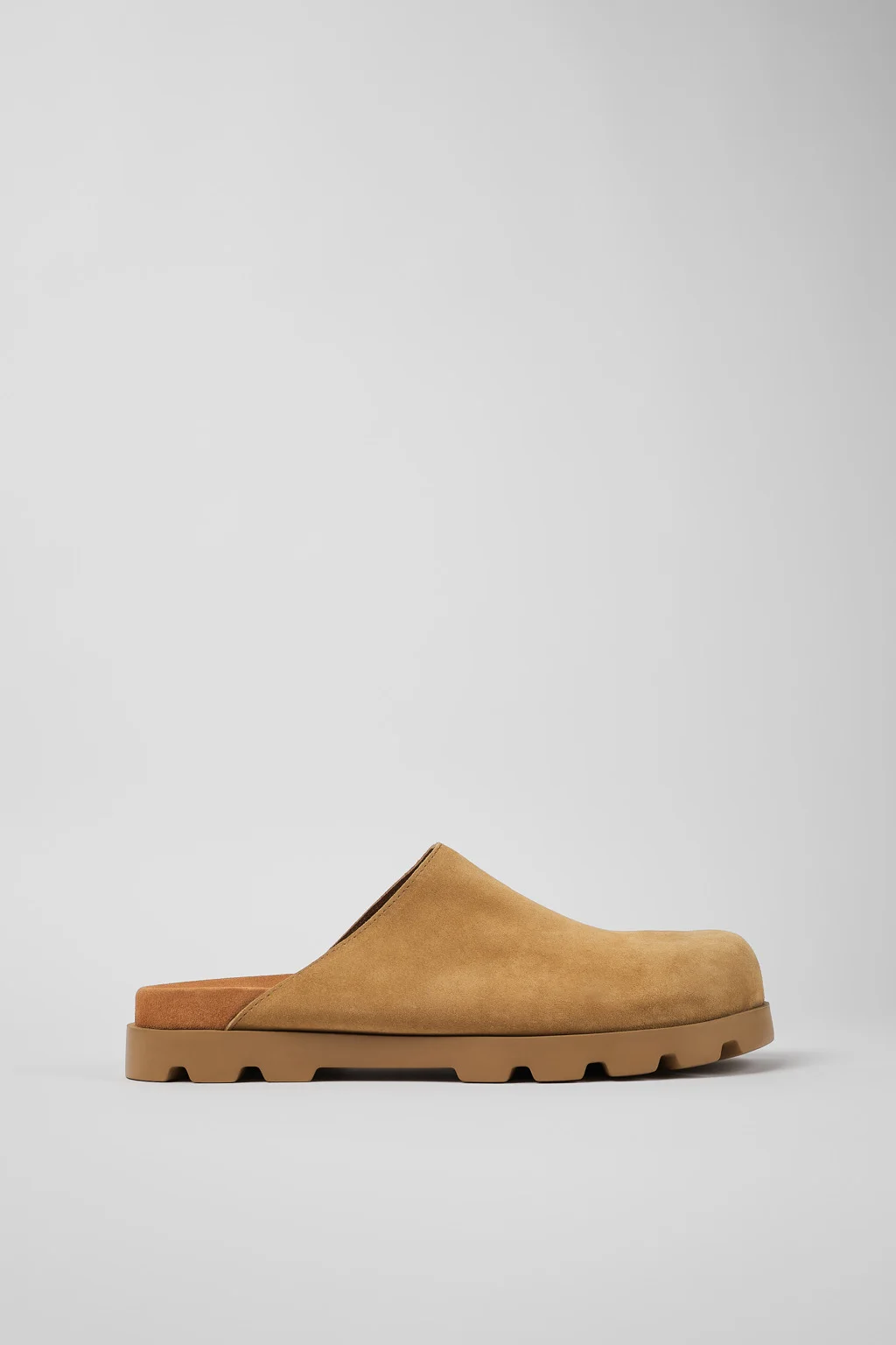 Brutus Sandal Beige Nubuck Clog for Men - 1